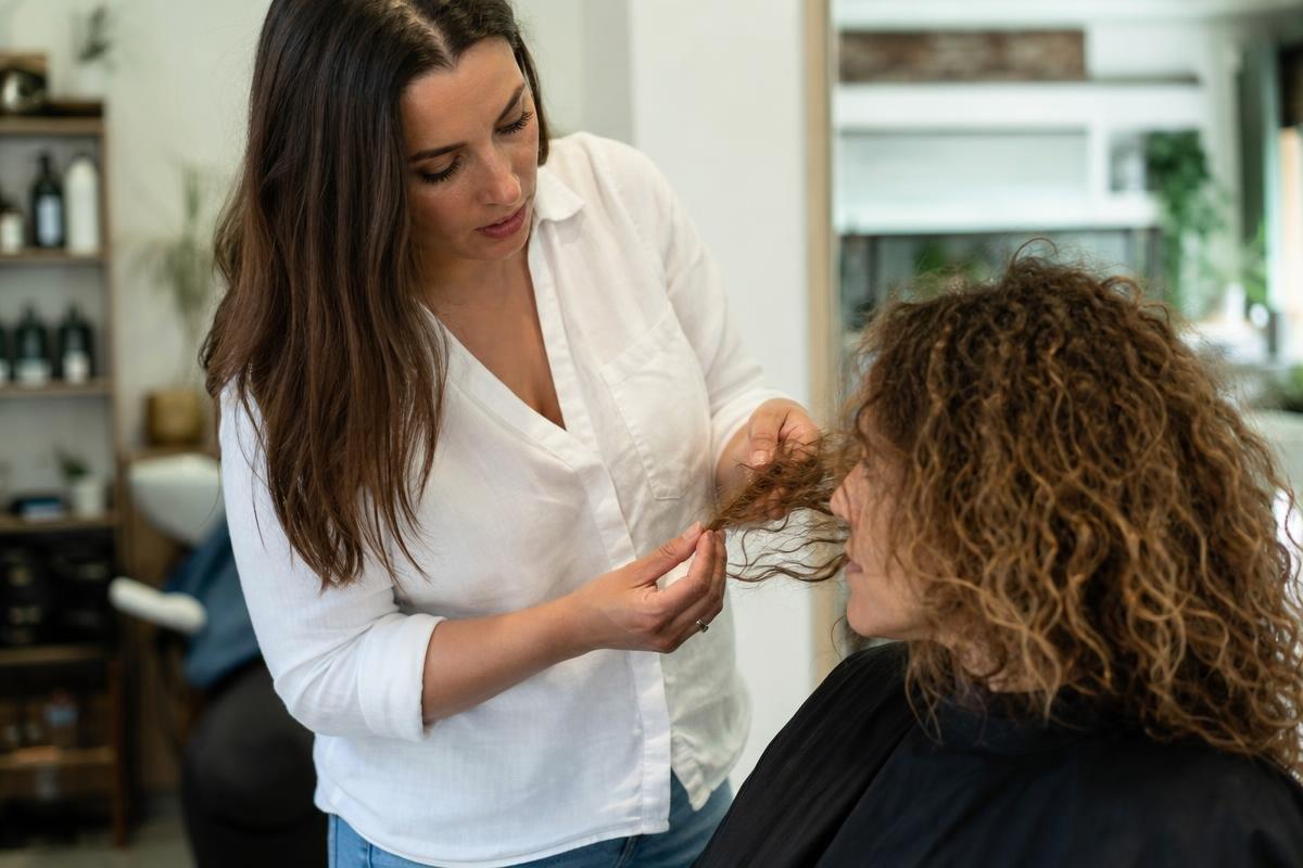 curl-specific consultation for curly hair cut tips at David Ryan Salon